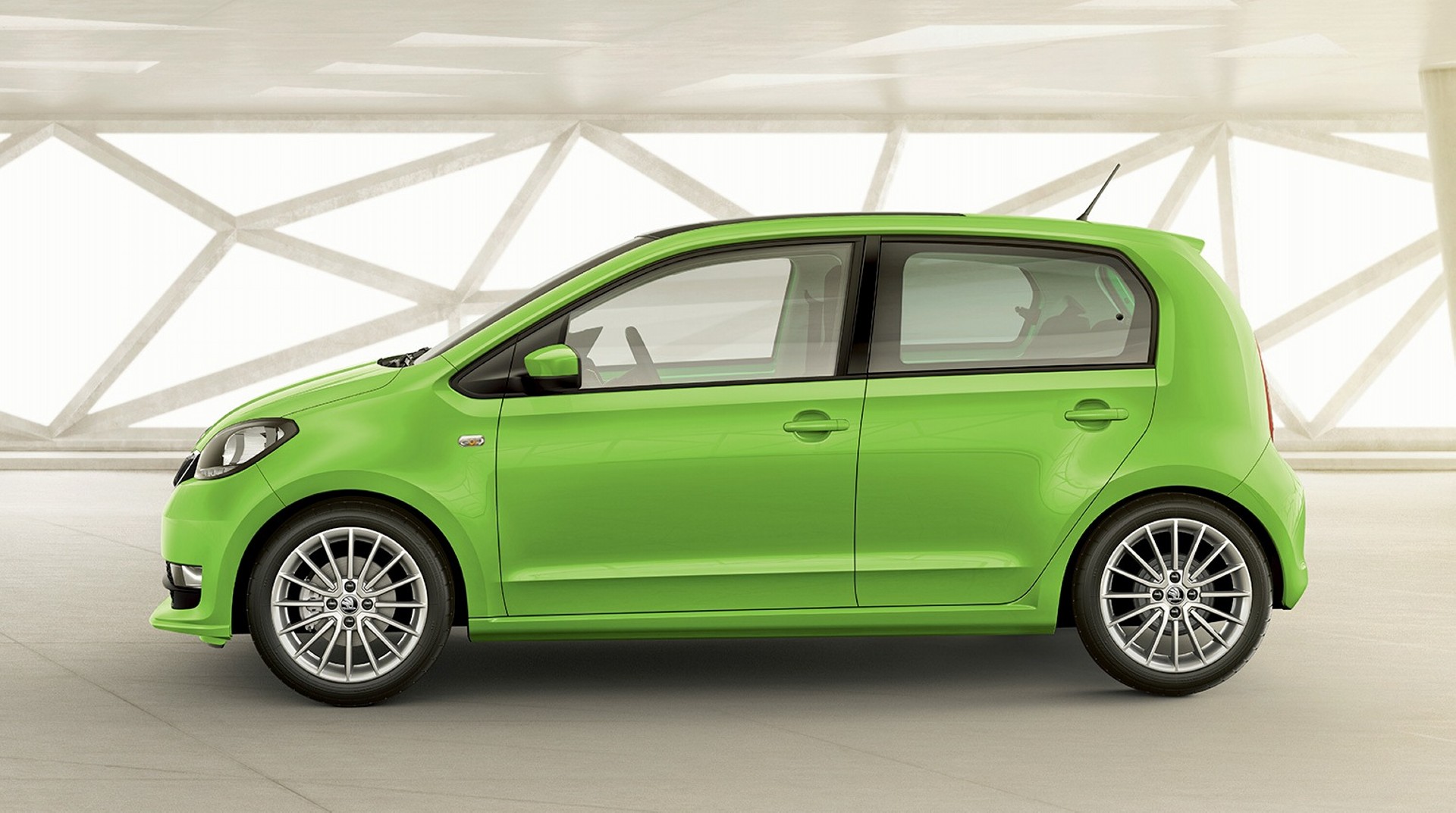 Skoda citygo, vista laterale statica