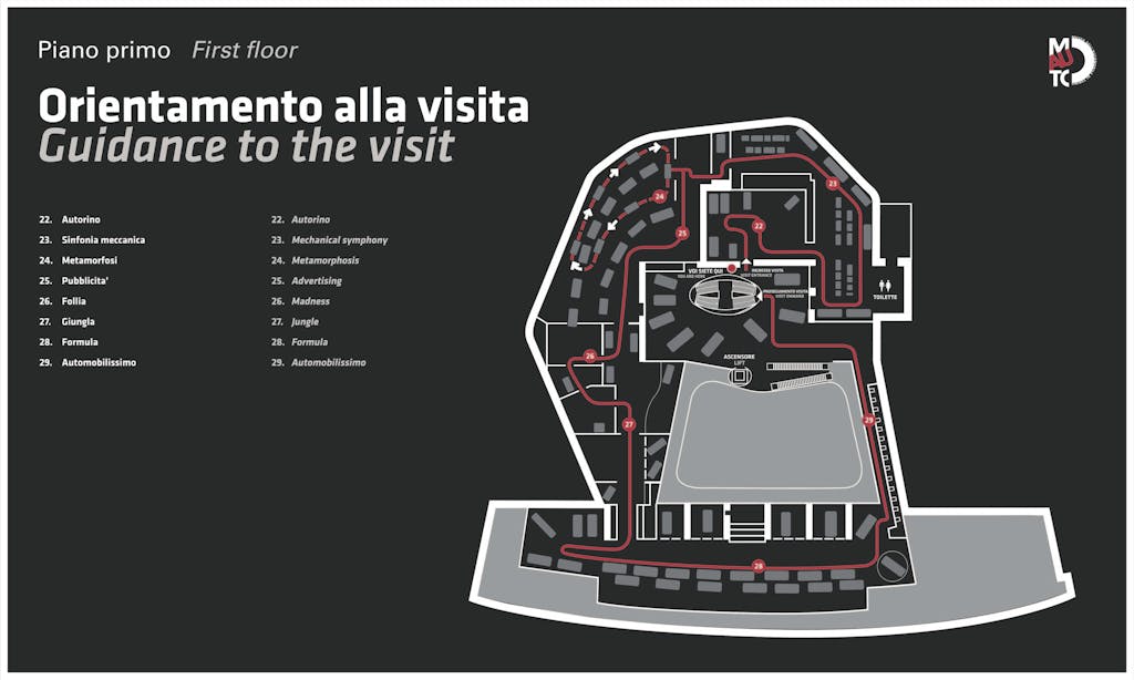 Museo dell'automobile di Torino - primo piano