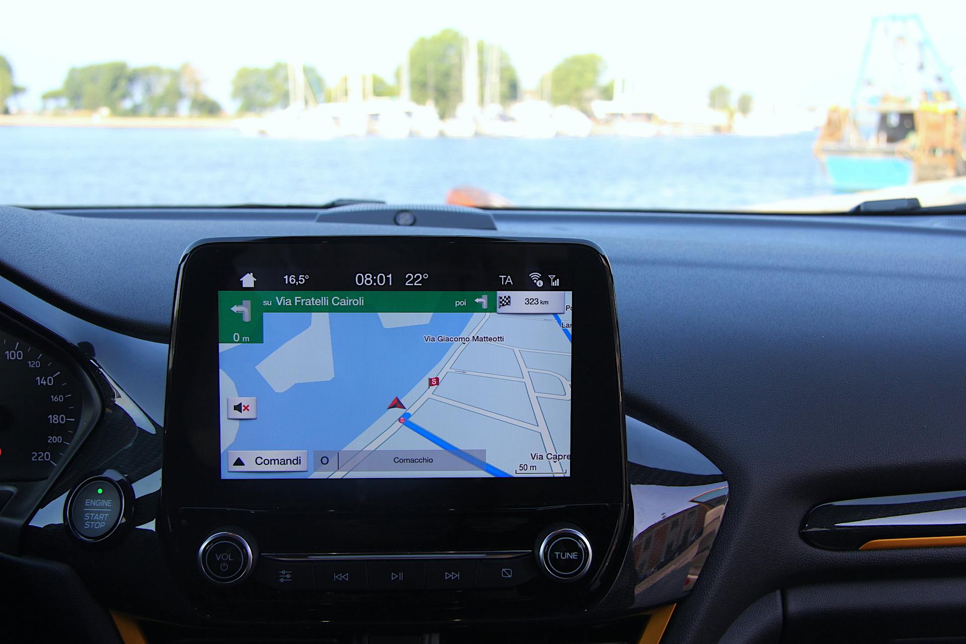 GPS della Ford Fiesta Active