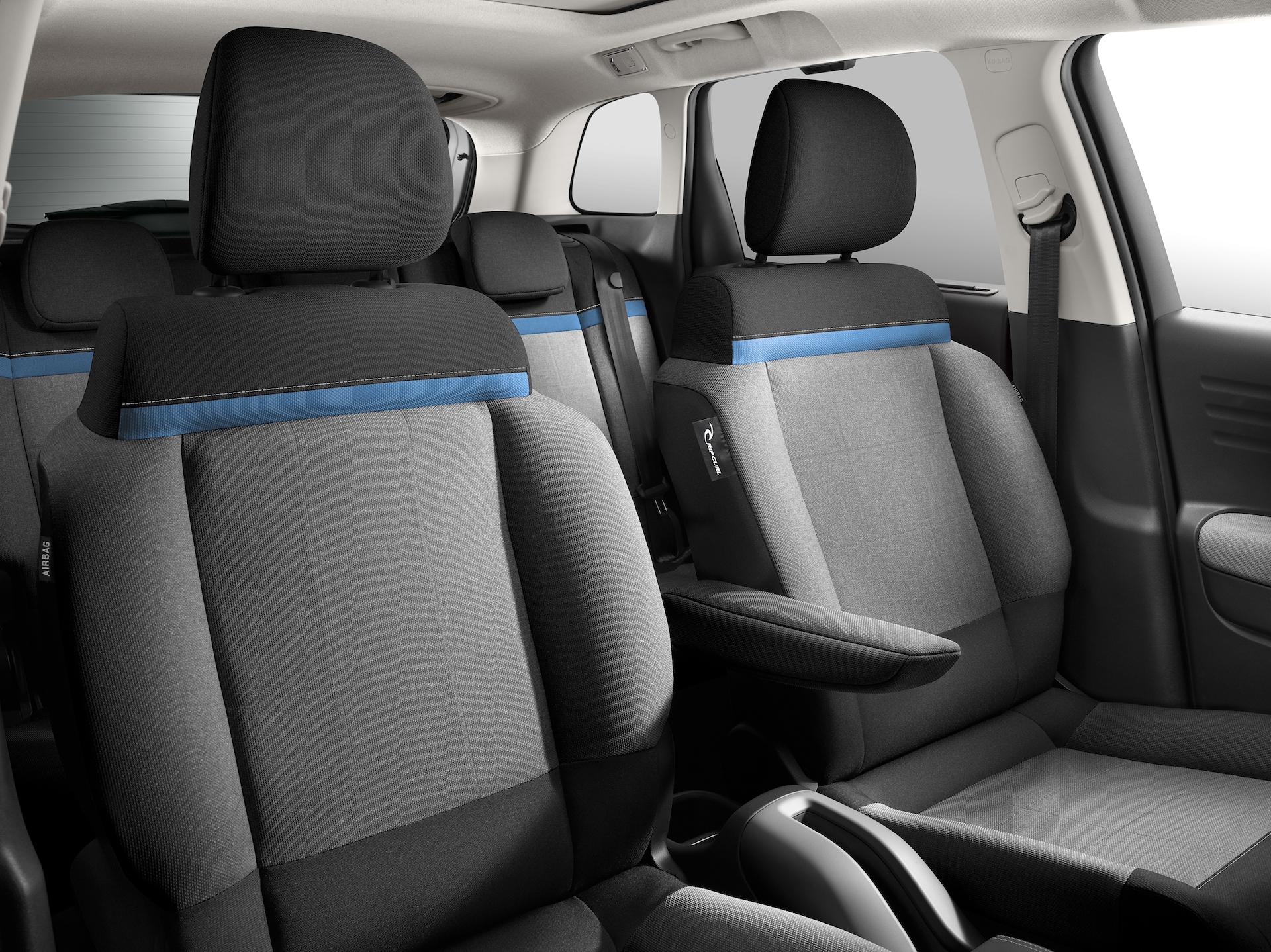 citroen c3 aircross rip curl, sedili anteriori