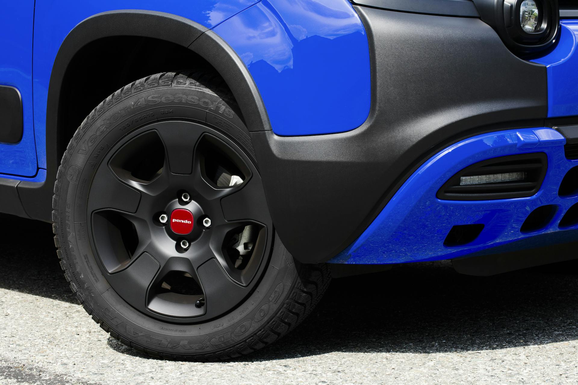 Fiat panda Waze dettaglio cerchio in lega