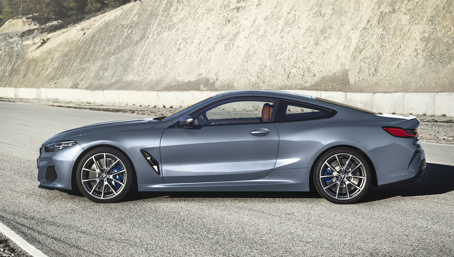 BMW Serie 8 Coupé vista laterale