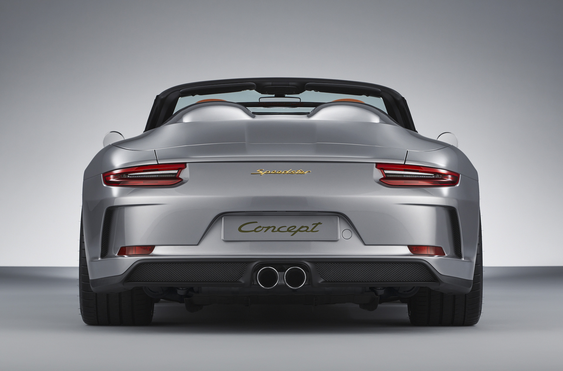 Porsche 911 Speedster Concept posteriore pieno