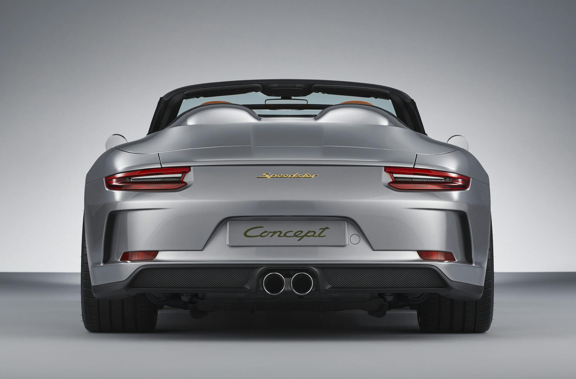 Porsche 911 Speedster Concept posteriore pieno