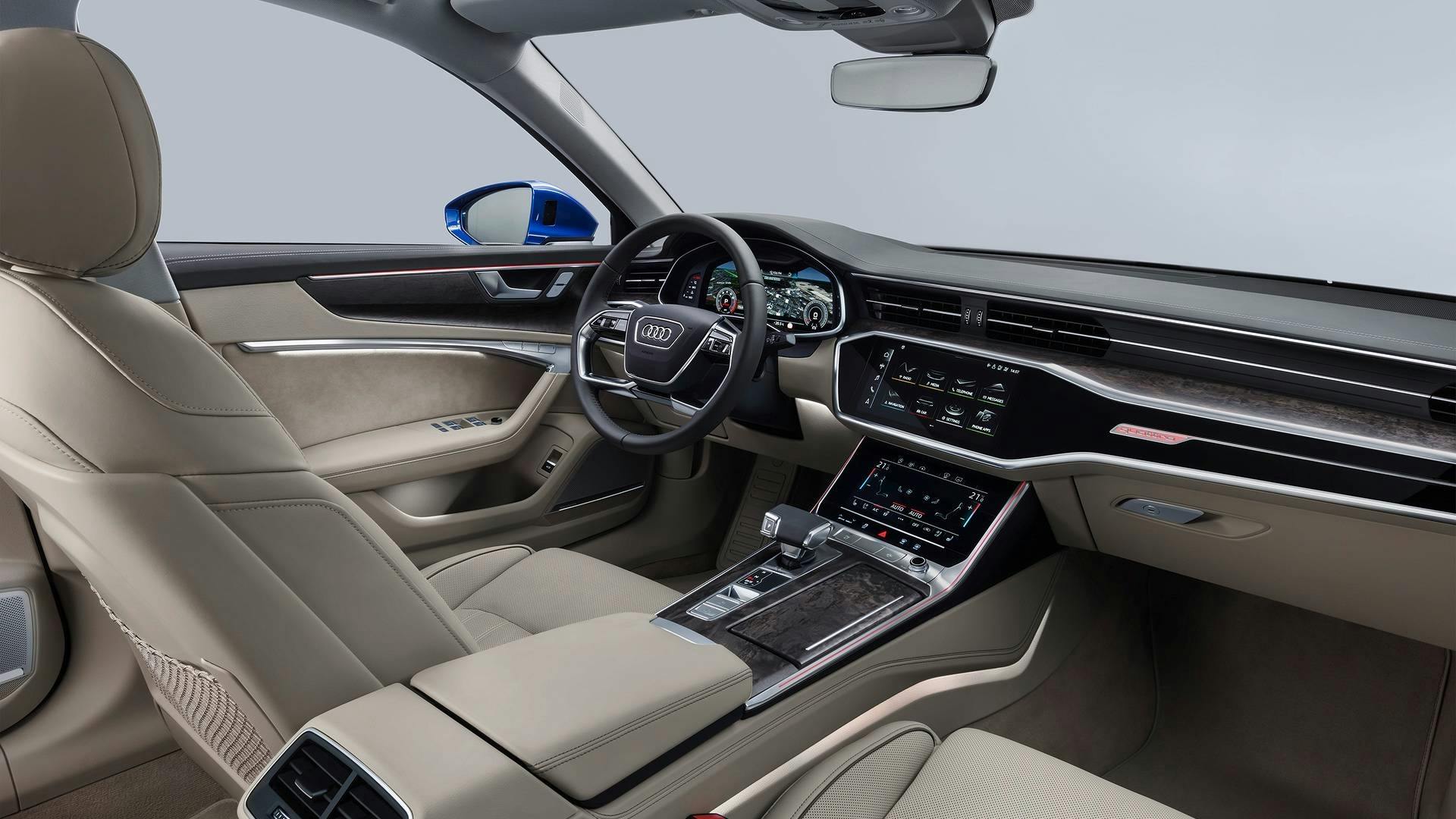 nuova audi a6 avant interni sedili anteriori