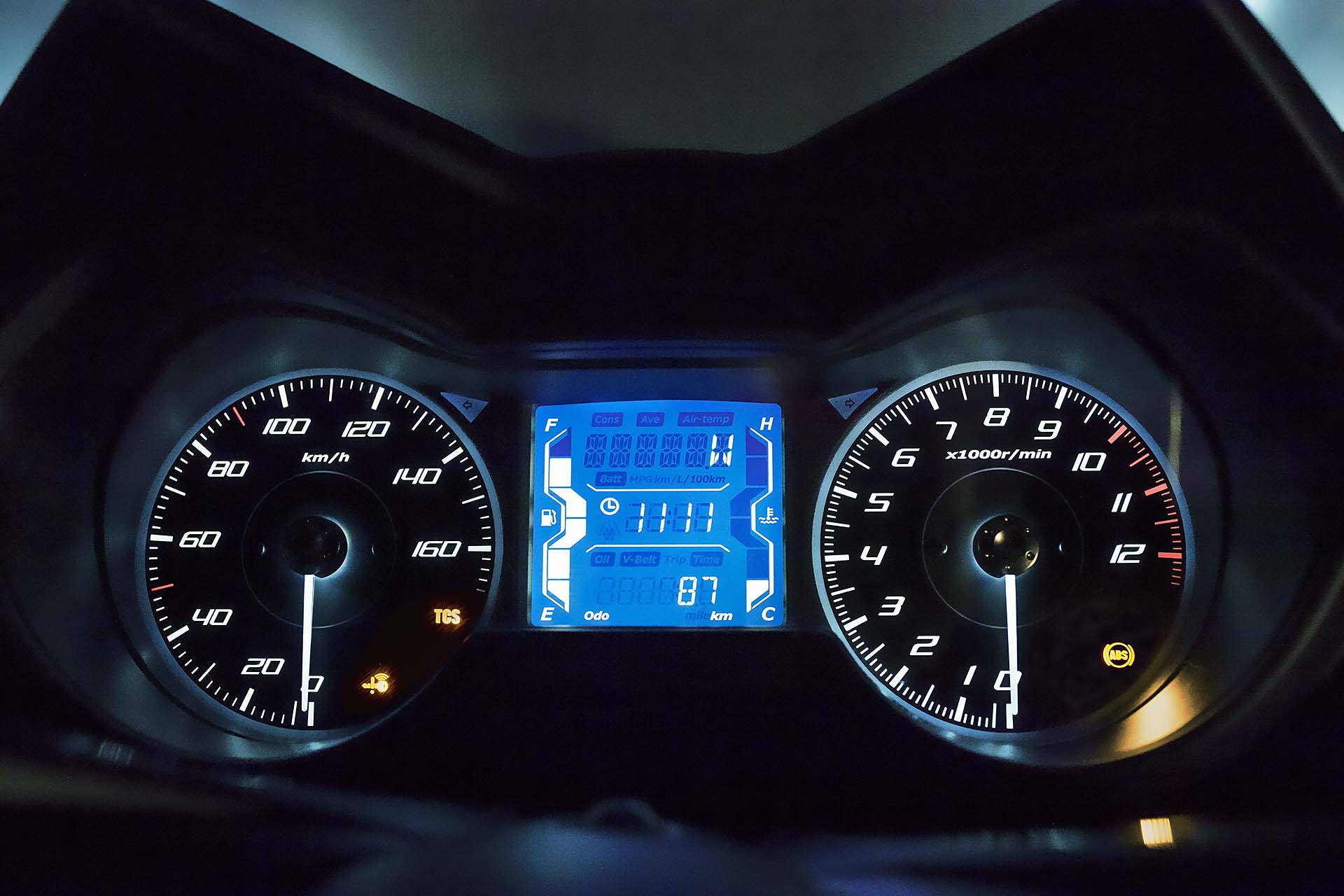 Yamaha X-MAX 125 2018 strumentazione