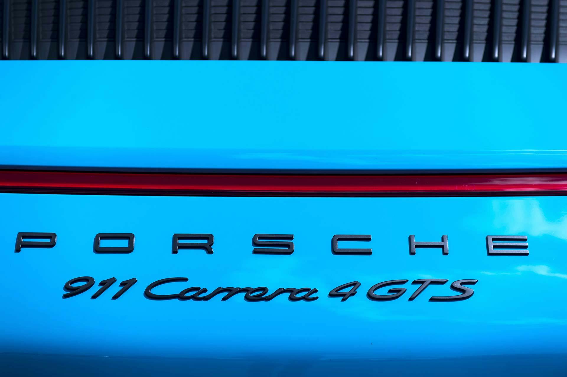 Porsche 911 GTS dettaglio posteriore