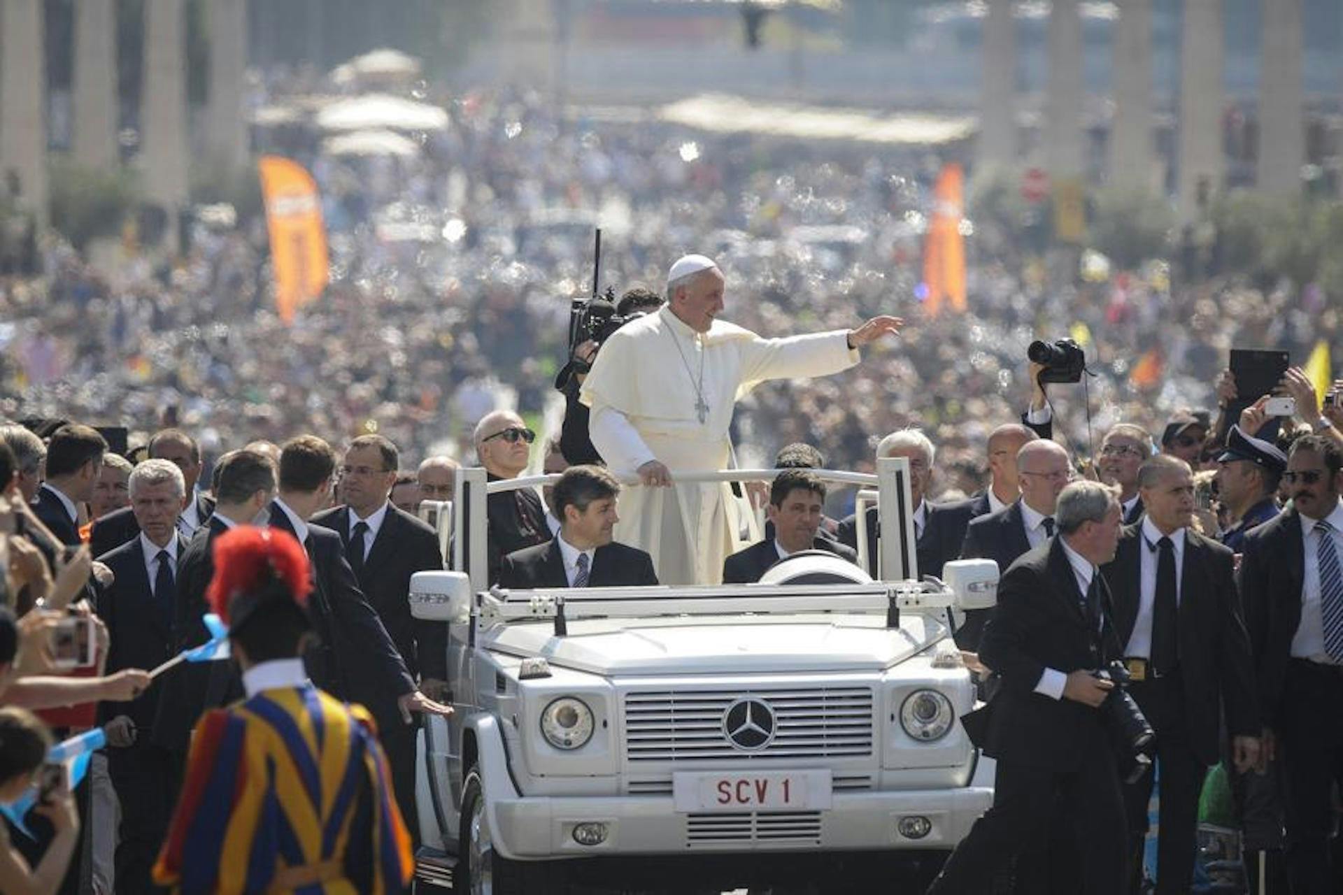Mercedes Classe G Papa Francesco Papamobile