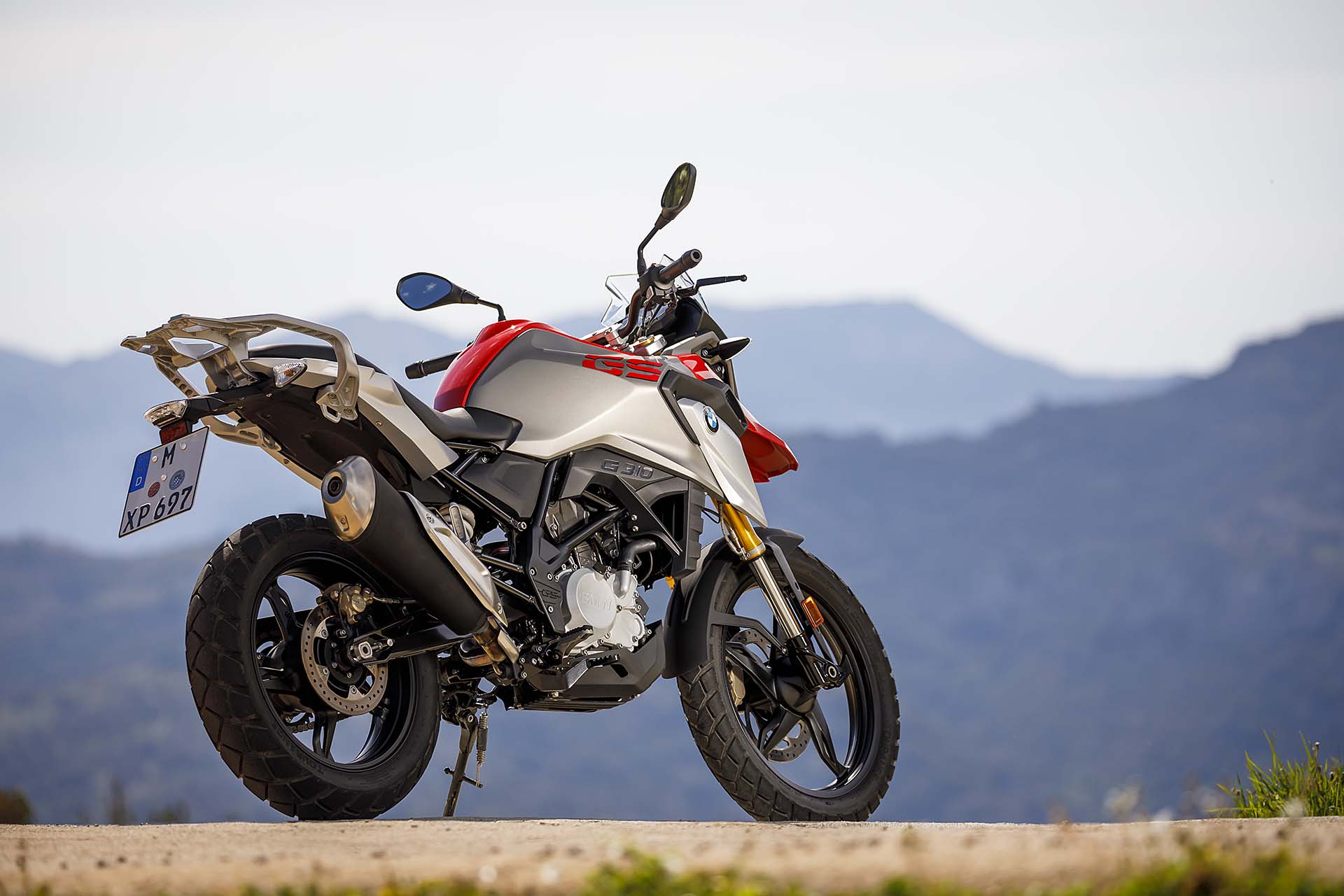 BMW G 310 GS 3/4 posteriore dx