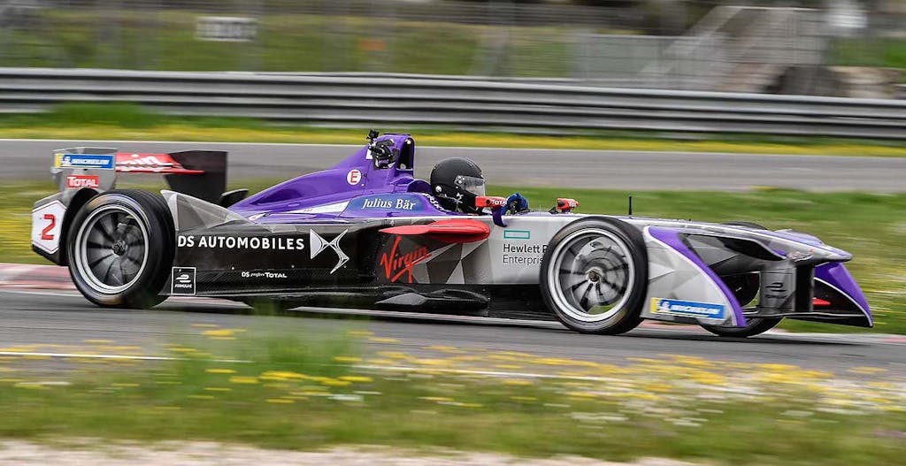 Prova Formula E DS Virgin Racing team