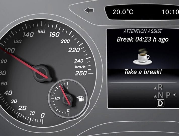 Attention assist sensore