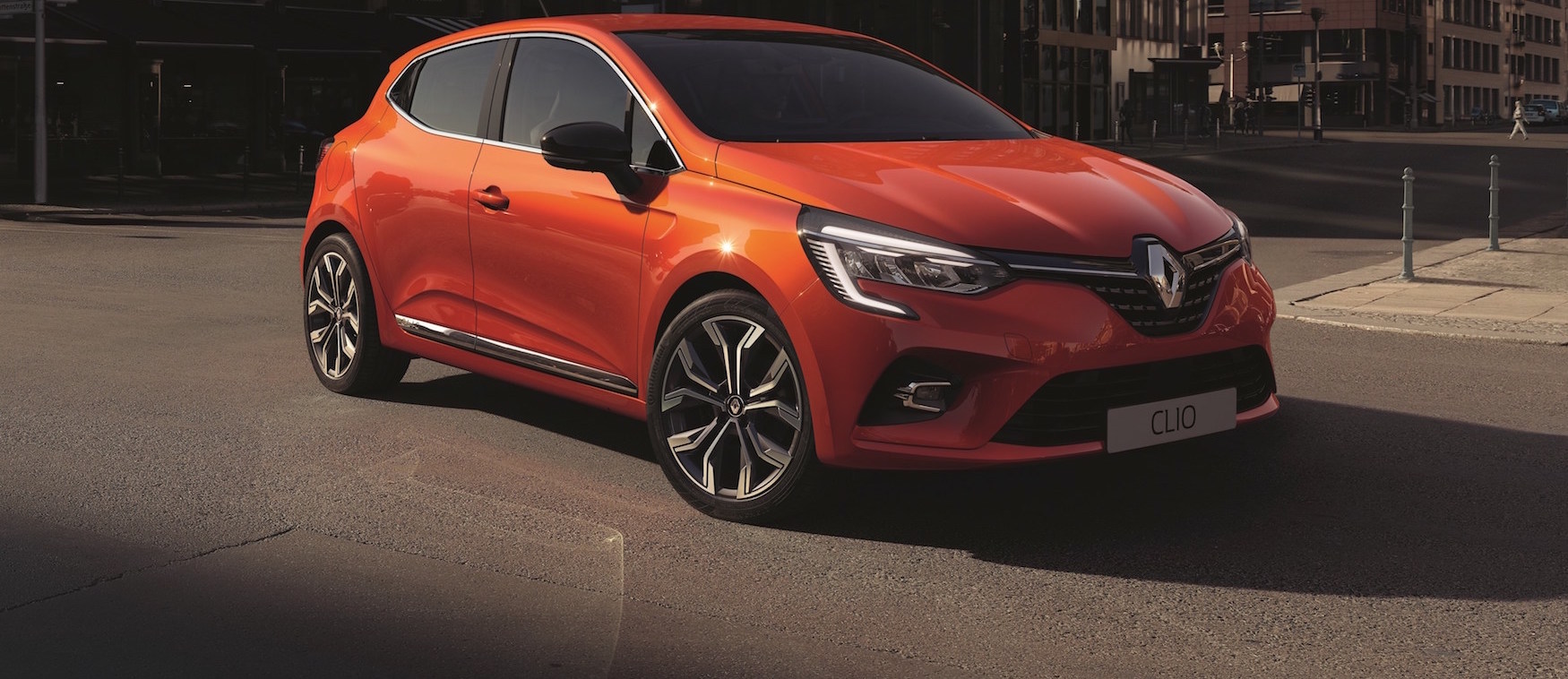 Nuova Renault Clio 3 quarti anteriore