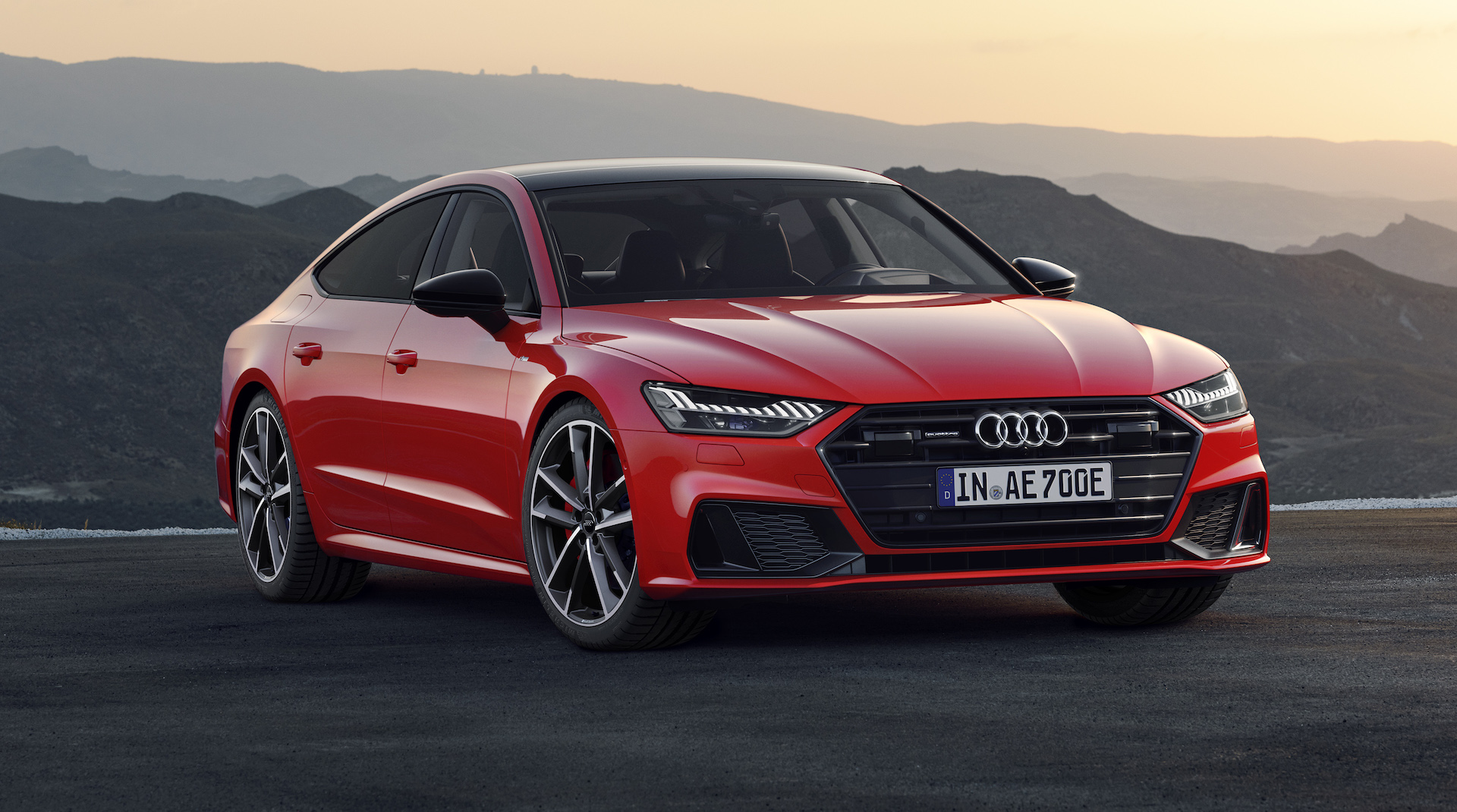 Audi A7 Sportback plug-in hybrid rosso 2019