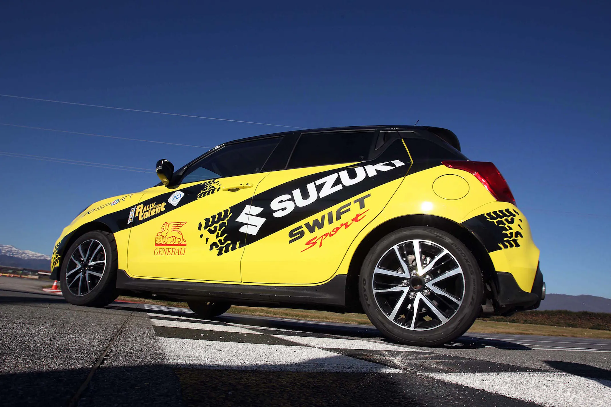 Suzuki Swift Sport, la prova speciale a Rally Italia Talent