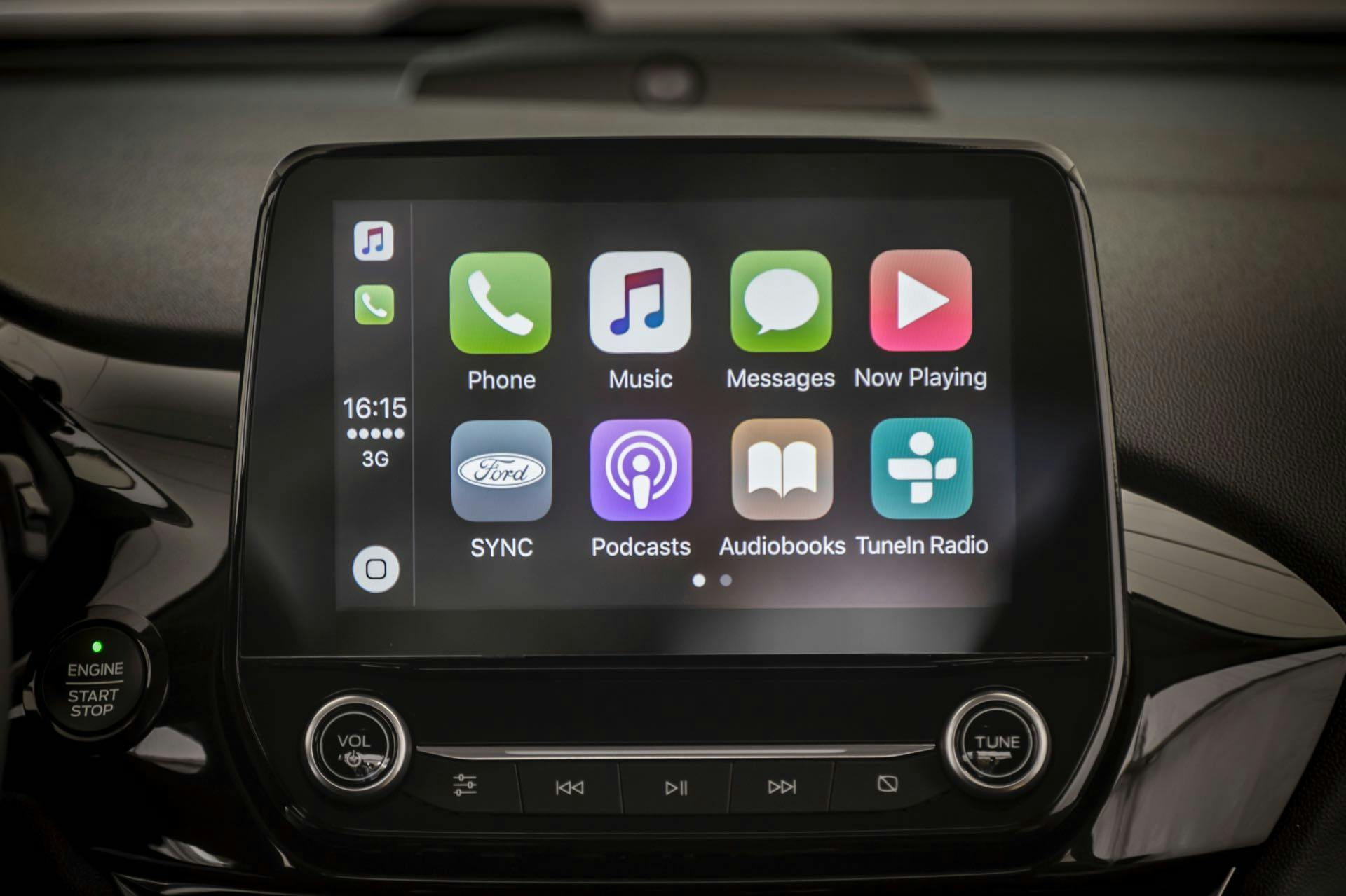 Display della Ford FiestaTitanium