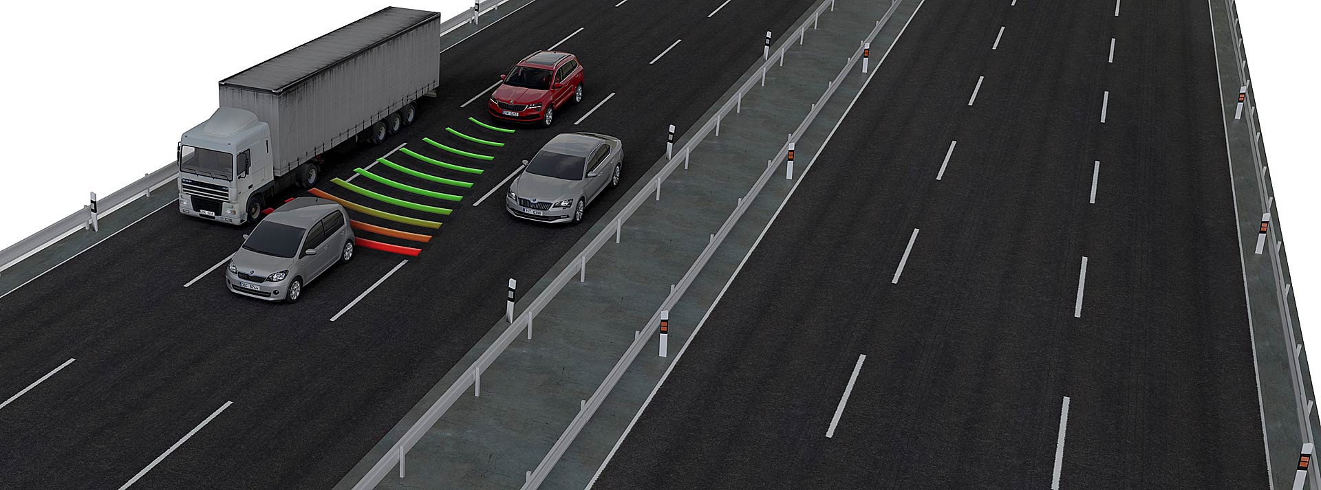 Skoda Karoq, sistema di assistenza al guidatore Adaptive Cruise Control