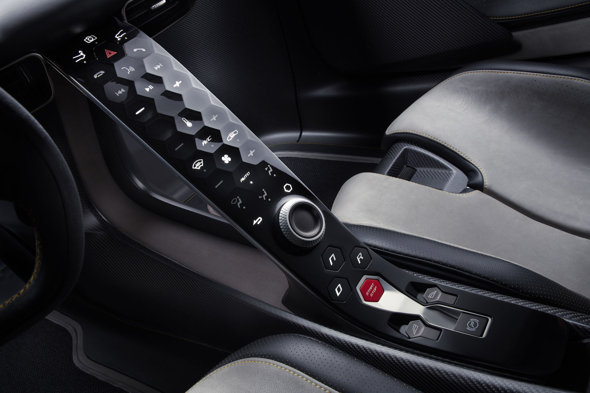 Lotus Evija Centre Console