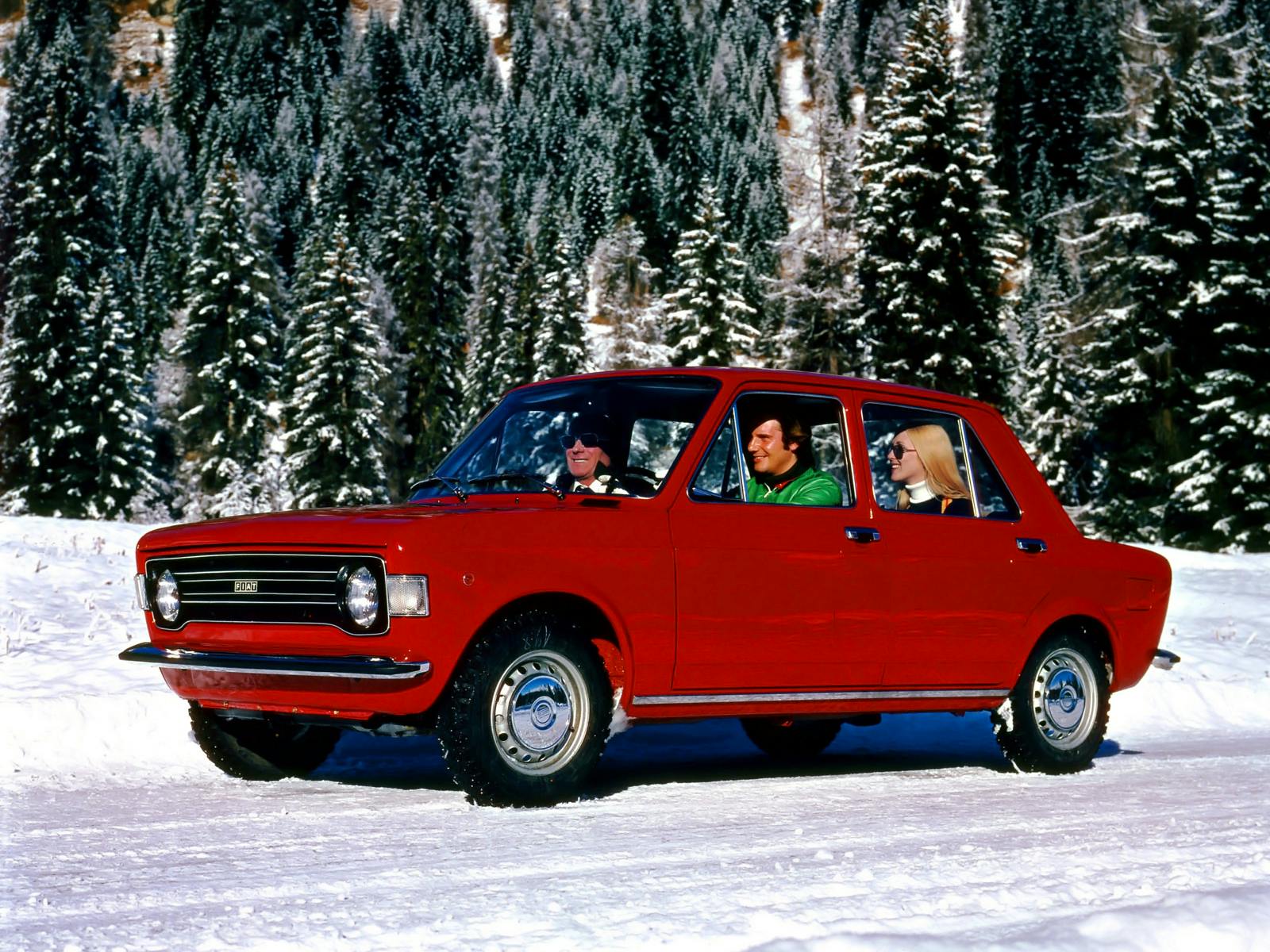 Fiat 128 rossa