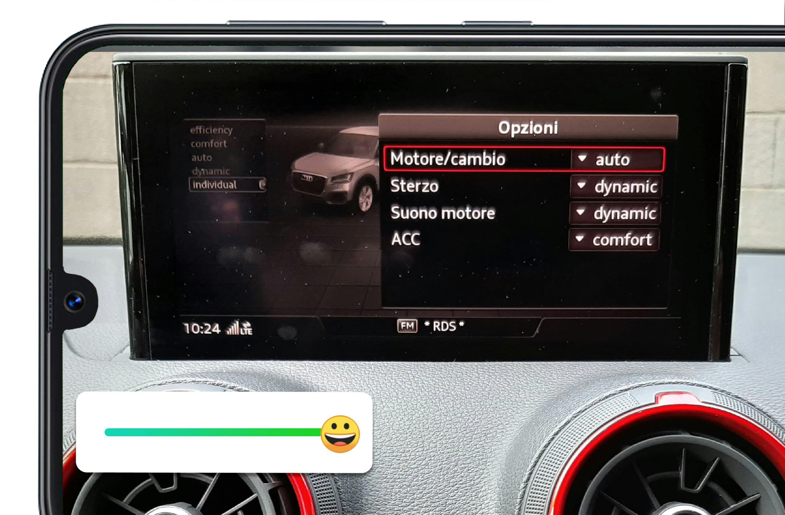 Audi SQ2 schermo infotainment