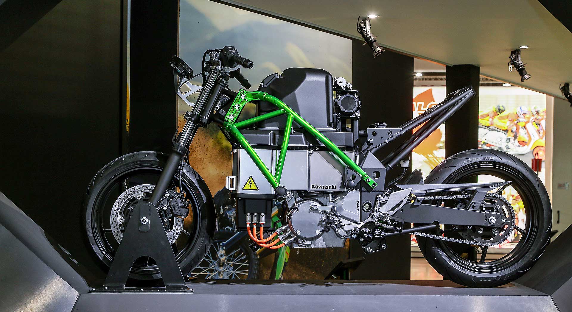 Kawasaki Ninja moto eleettrica EV Project EICMA 2019