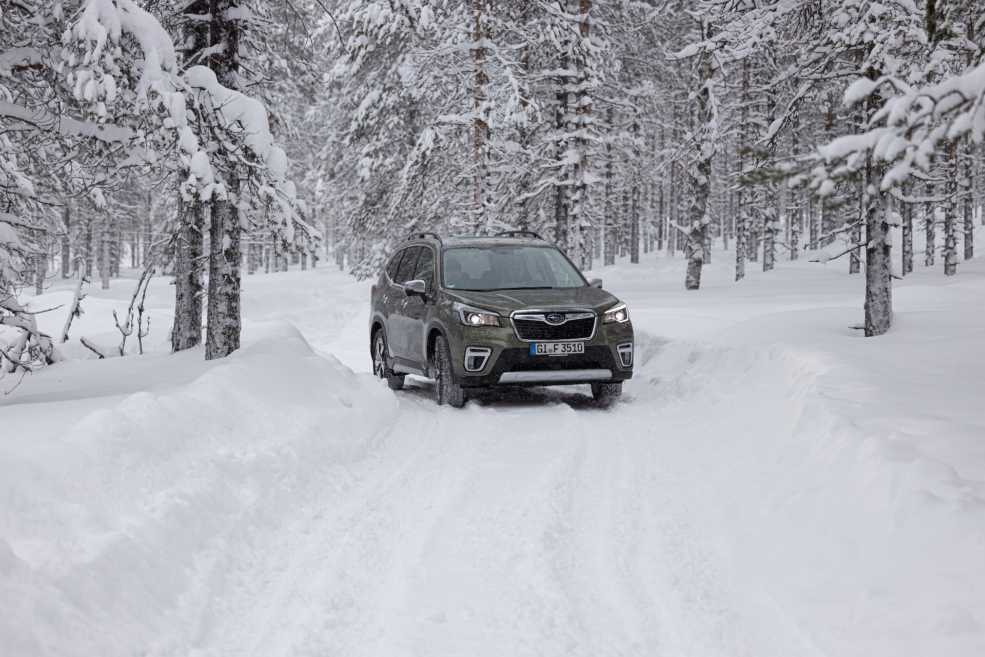 prova neve SUBARU-FORESTER