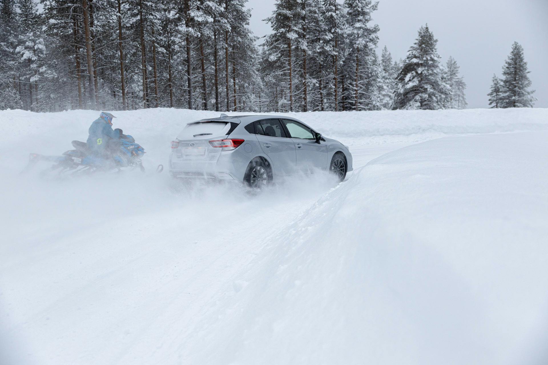 prova neve Subaru Impreza