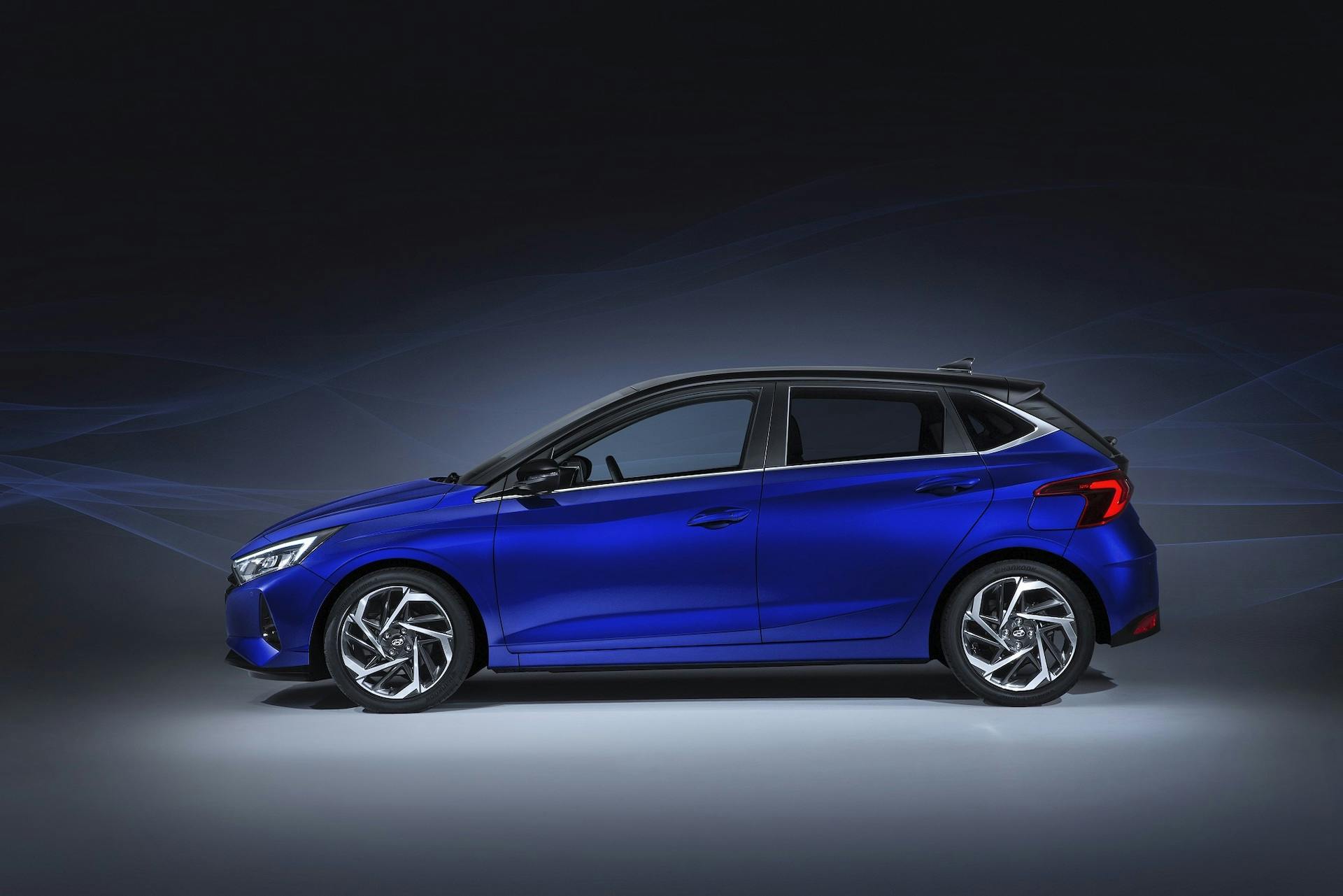 Nuova Hyundai i20 vista laterale