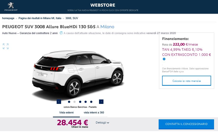 PEUGEOT WEBSTORE 