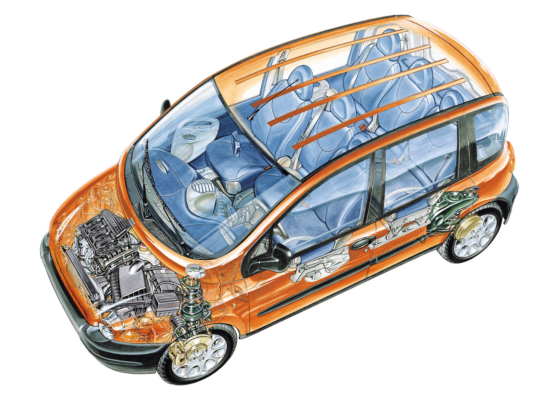 fiat_multipla schema meccanico