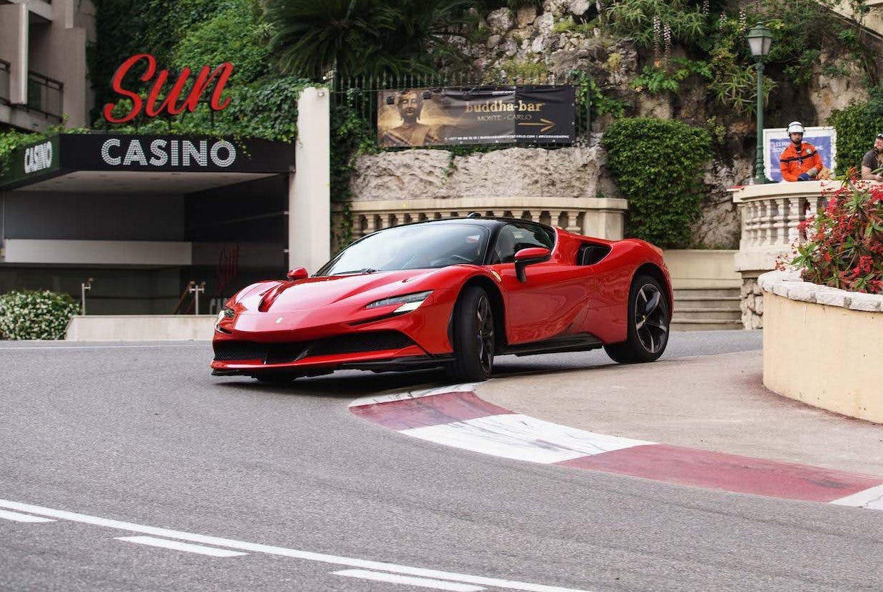 ferrari sf90 montecarlo leclerc