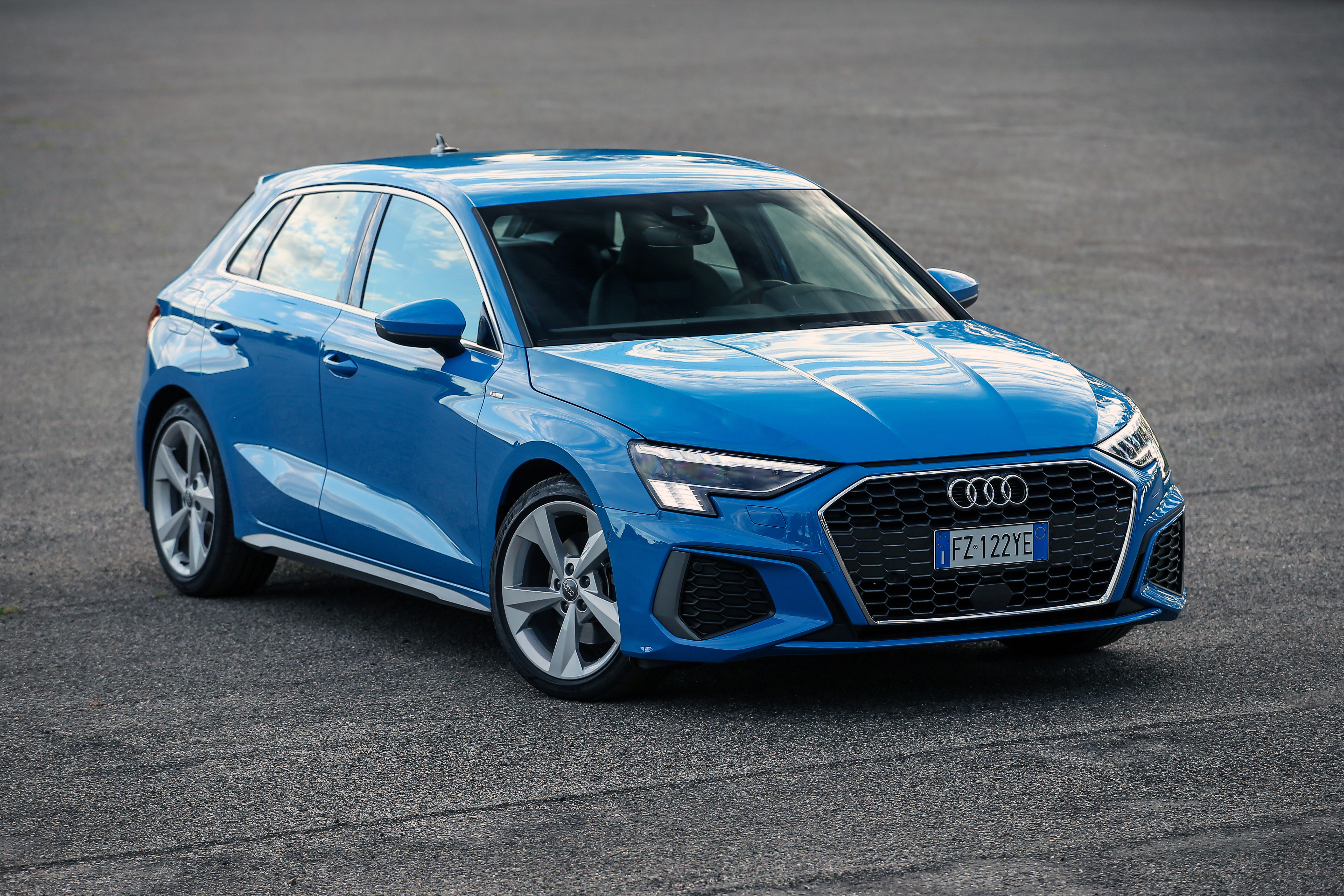 nuova Audi A3 prova vista frontale