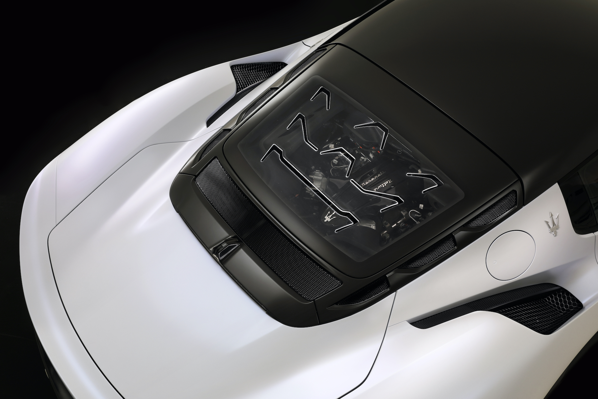 MASERATI MC20 vetro vusta motore