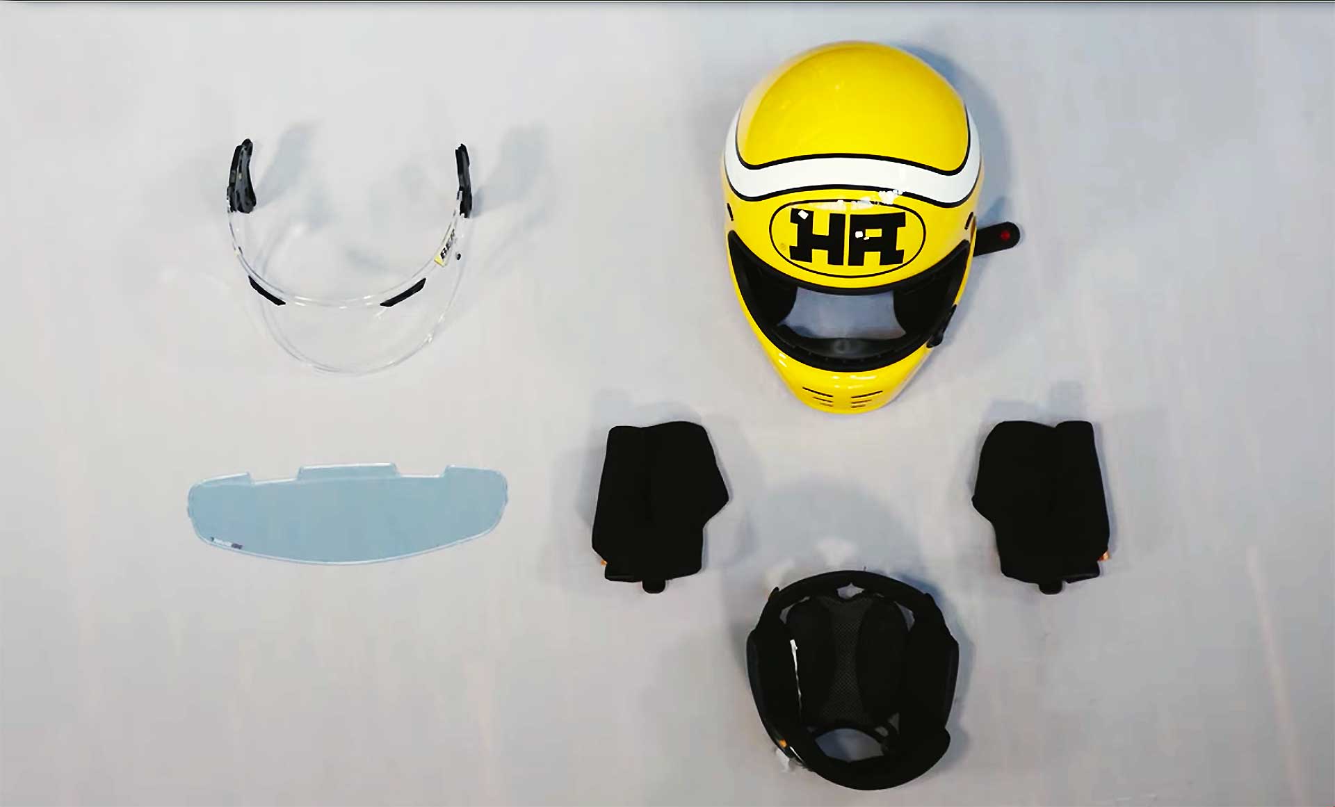 Arai Concept-X Casco Vintage giallo