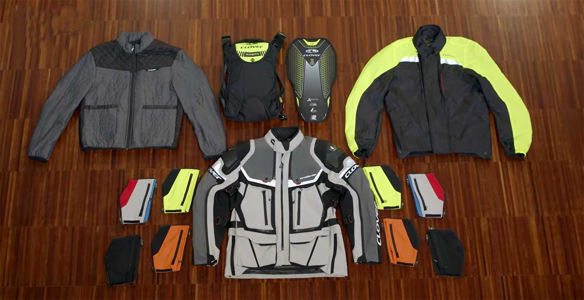 Giacca Moto Clover Crossover 4 WP Airbag