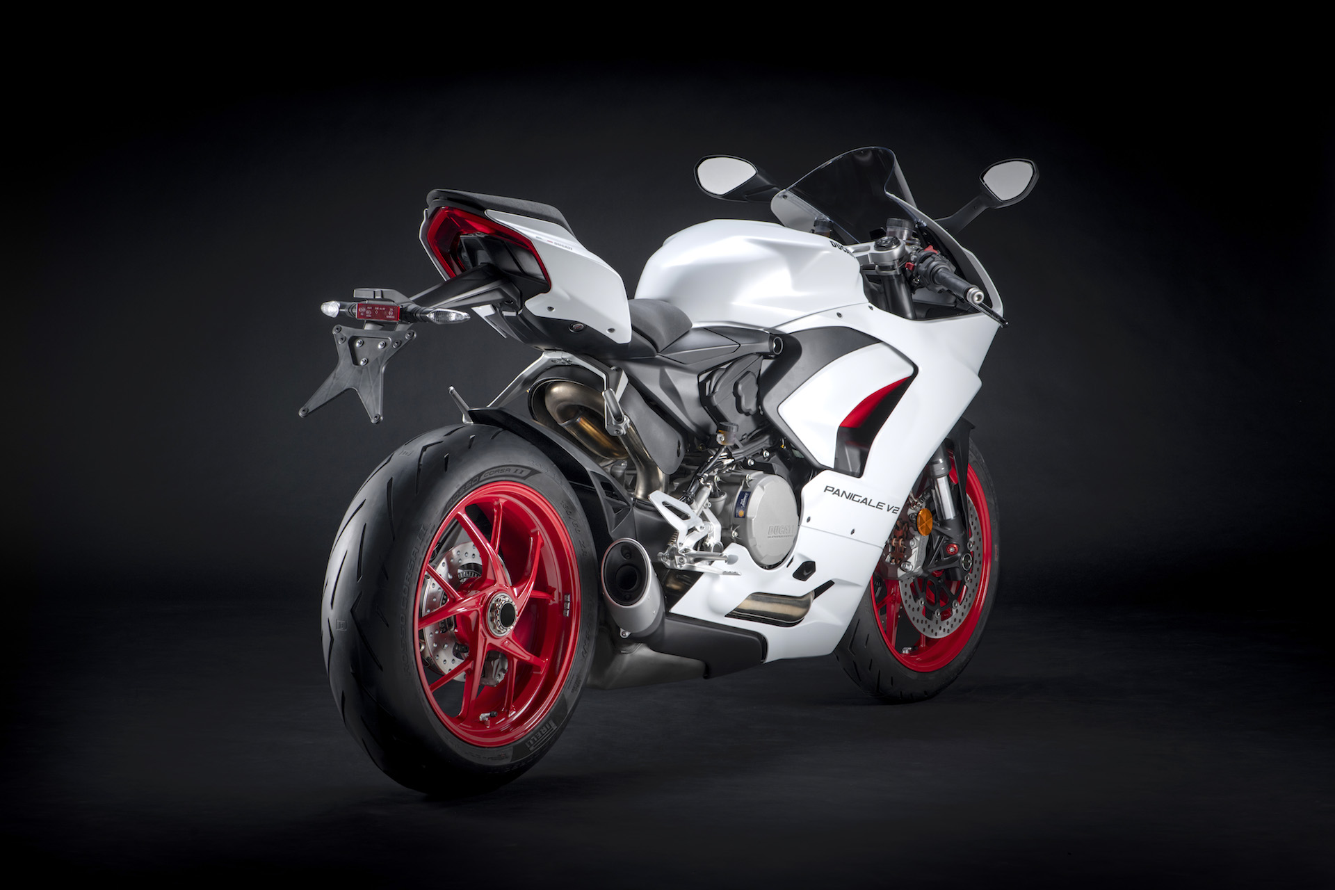 Ducati Panigale livrea White Rosso_ statica 