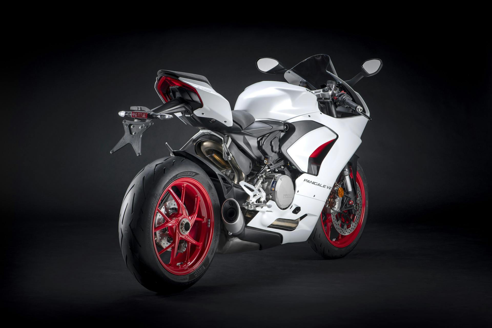 Ducati Panigale livrea White Rosso_ statica