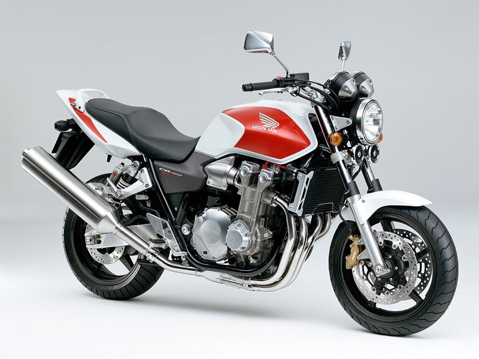 Honda CB1300 Super Four bianca e rossa