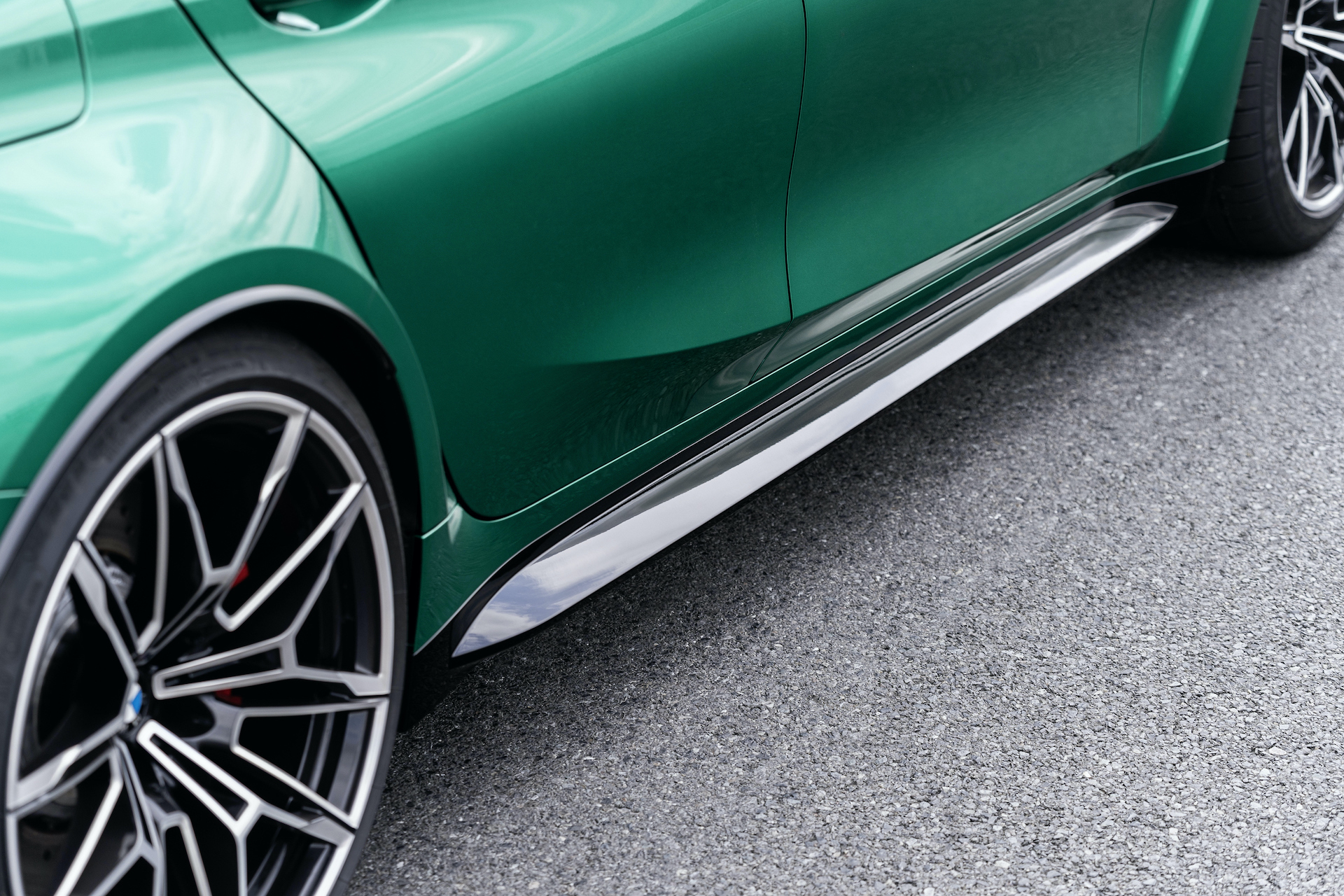 nuova BMW M3 dettaglio fiancata