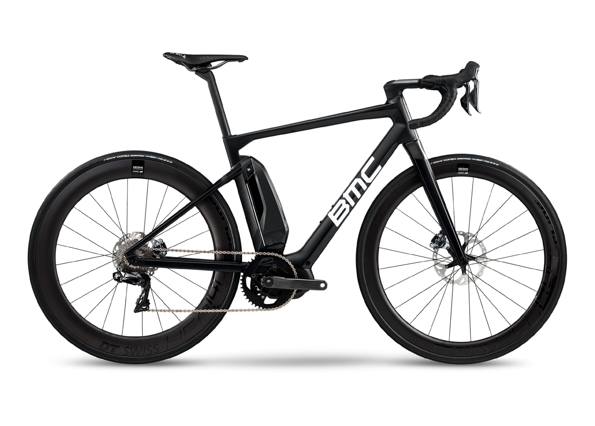 bici a pedalata assistita BMC Alpenchallenge AMP Road, vista laterale statica