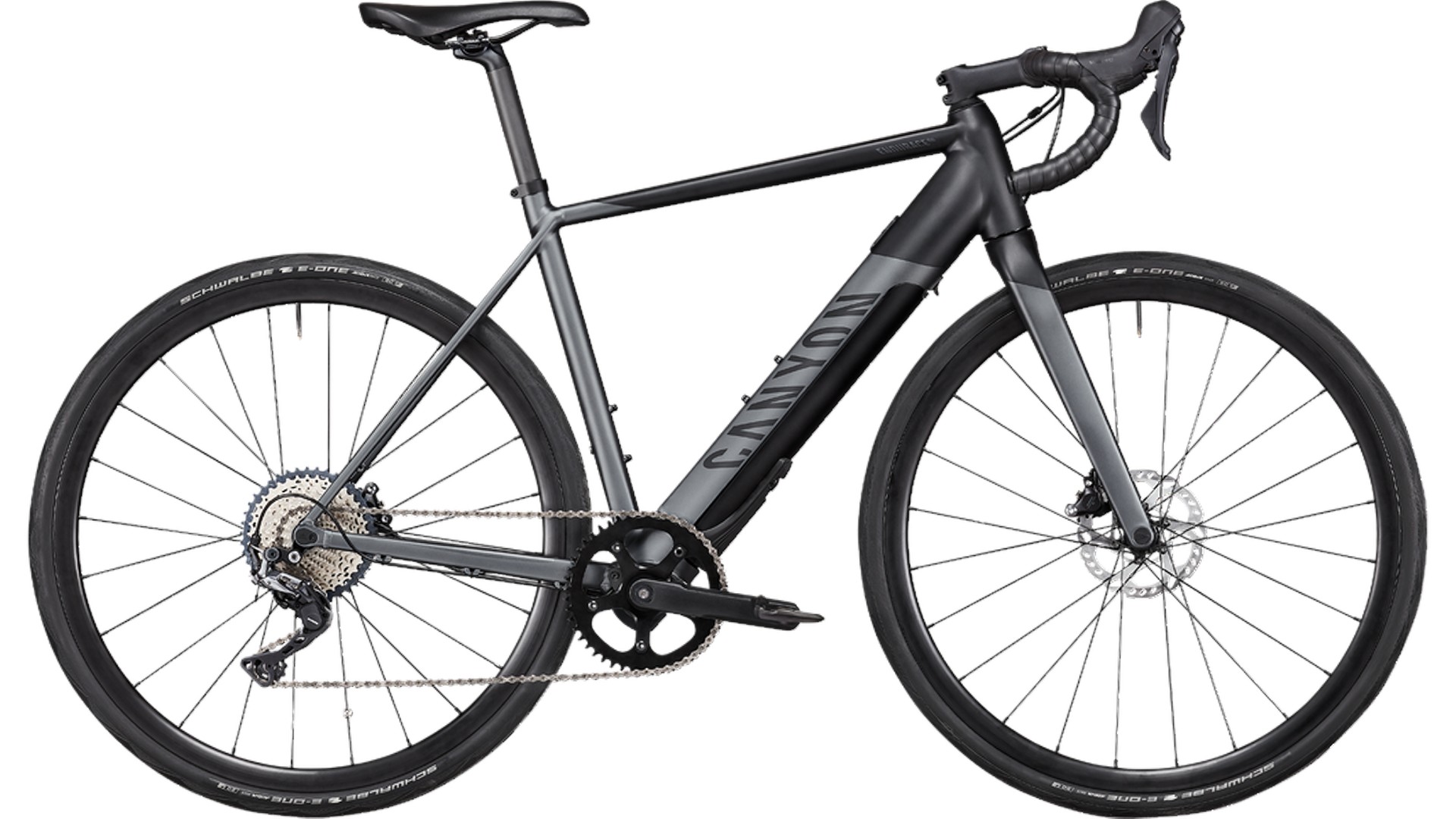 bici a pedalata assistita Canyon Endurace:ON 7.0, vista laterale statica