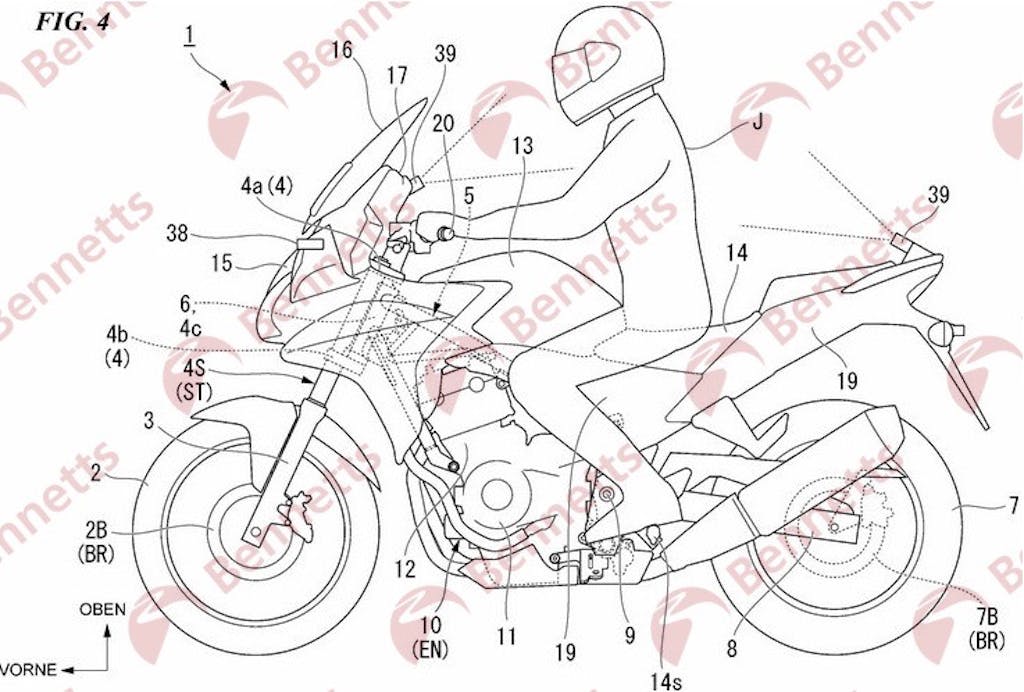 Honda brevetta la moto a guida autonoma