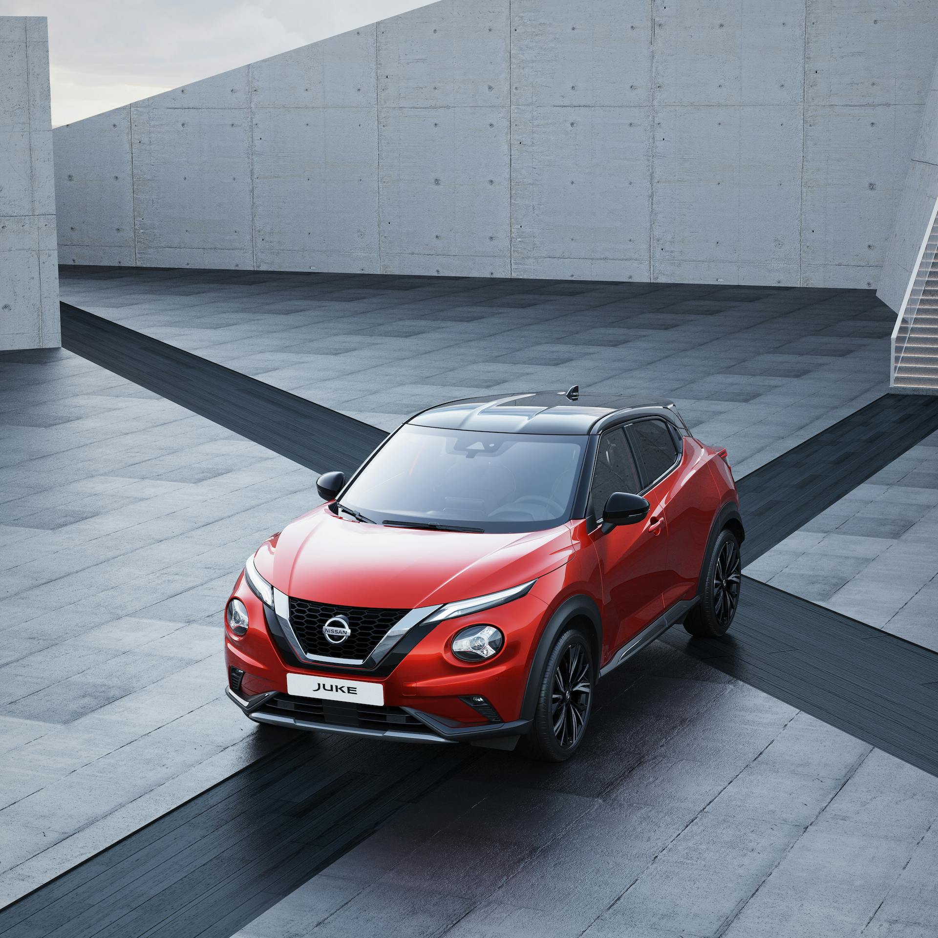 Nissan JUKE statica vista alto