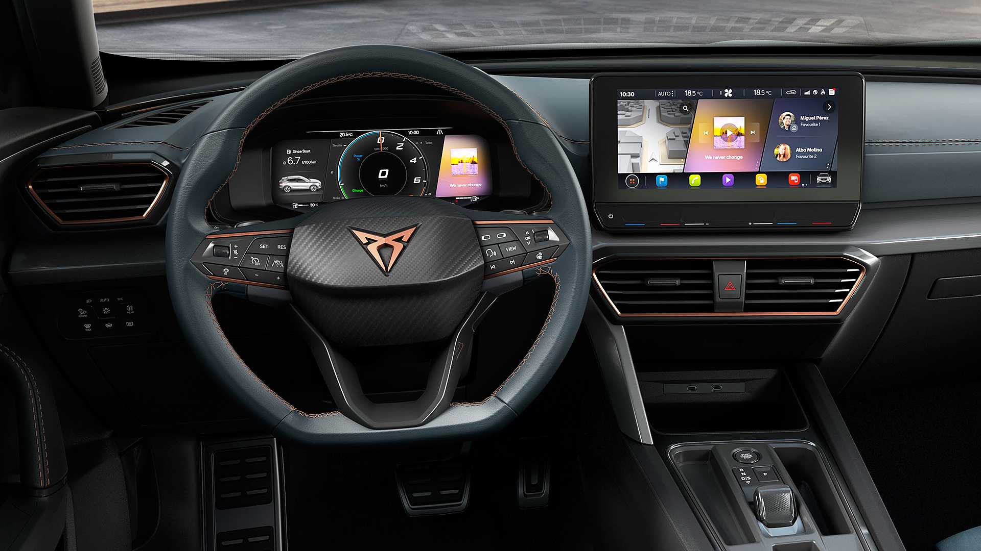 Cupra Formentor, plancia e comandi