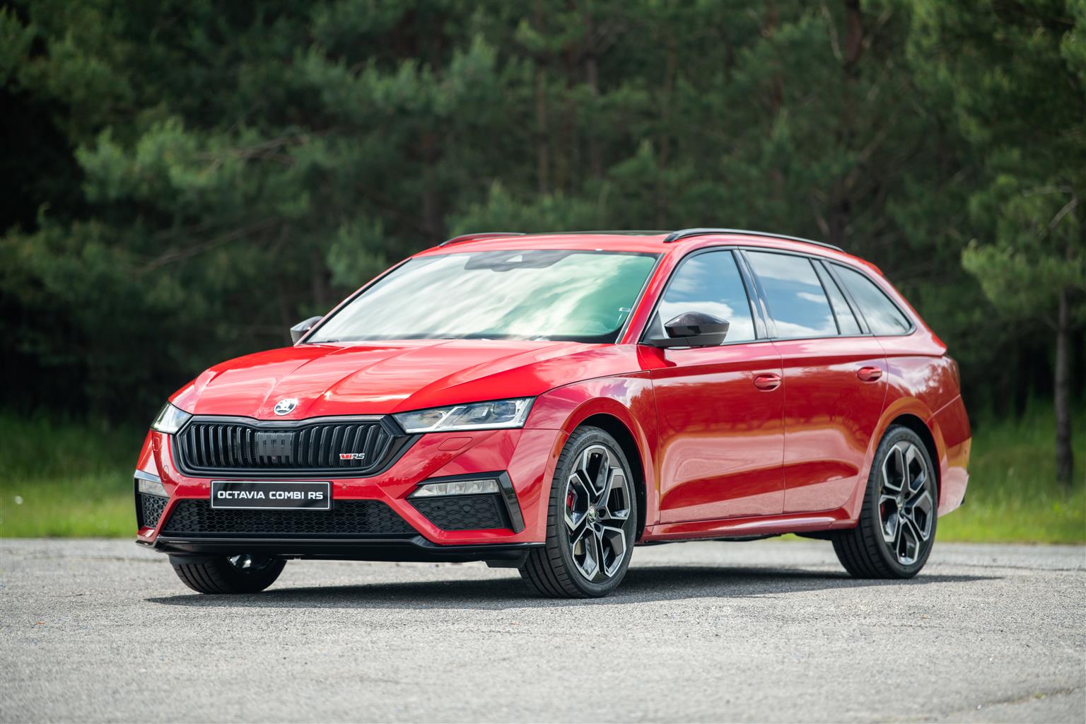 Skoda Octavia RS rossa