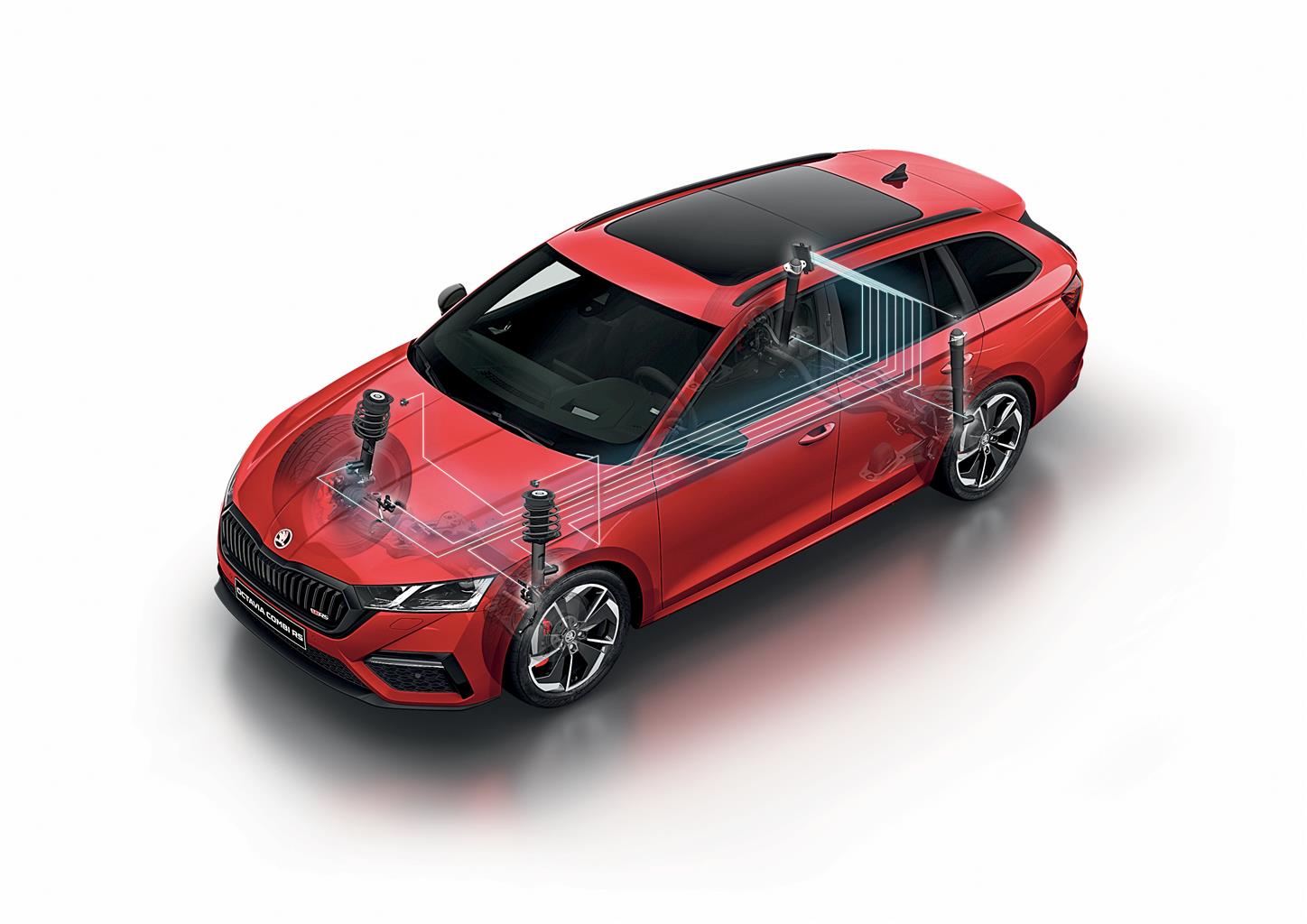 Skoda Octavia RS schema meccanico