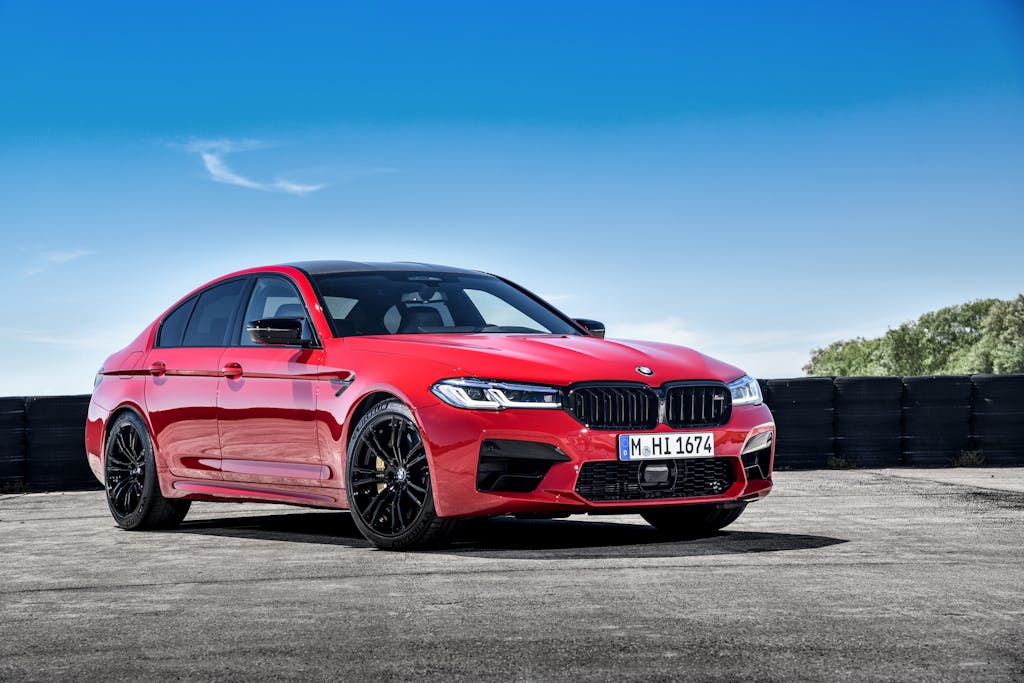 Prova BMW M5 rossa