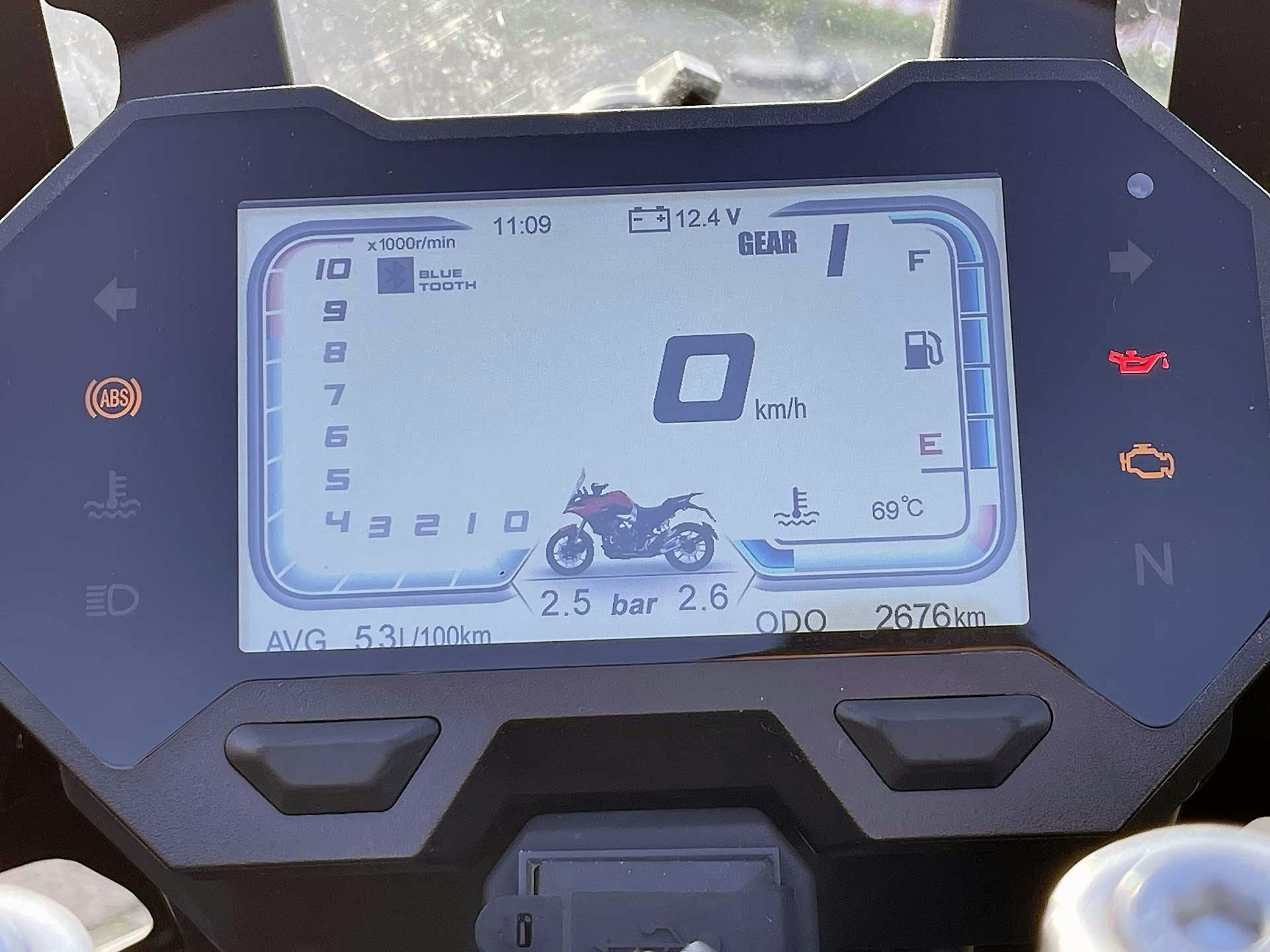 Voge Valico 500 DS strumentazione