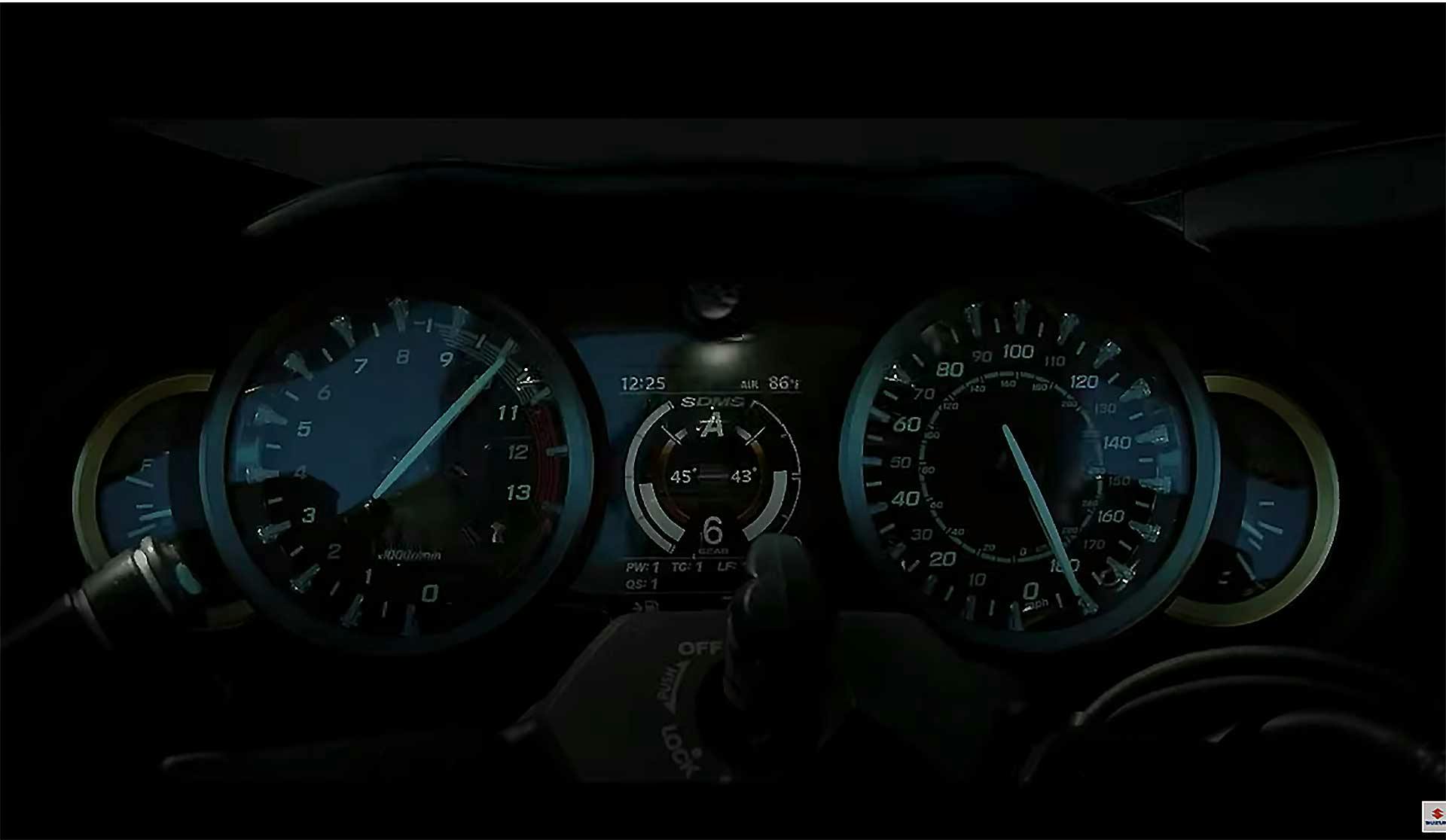 Suzuki Hayabusa 2021 Cruscotto a 300 all'ora