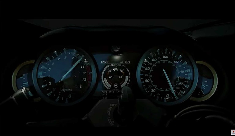 Suzuki Hayabusa 2021 Cruscotto a 300 all'ora