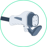 auto elettrica - connettore colonnina tipo 3